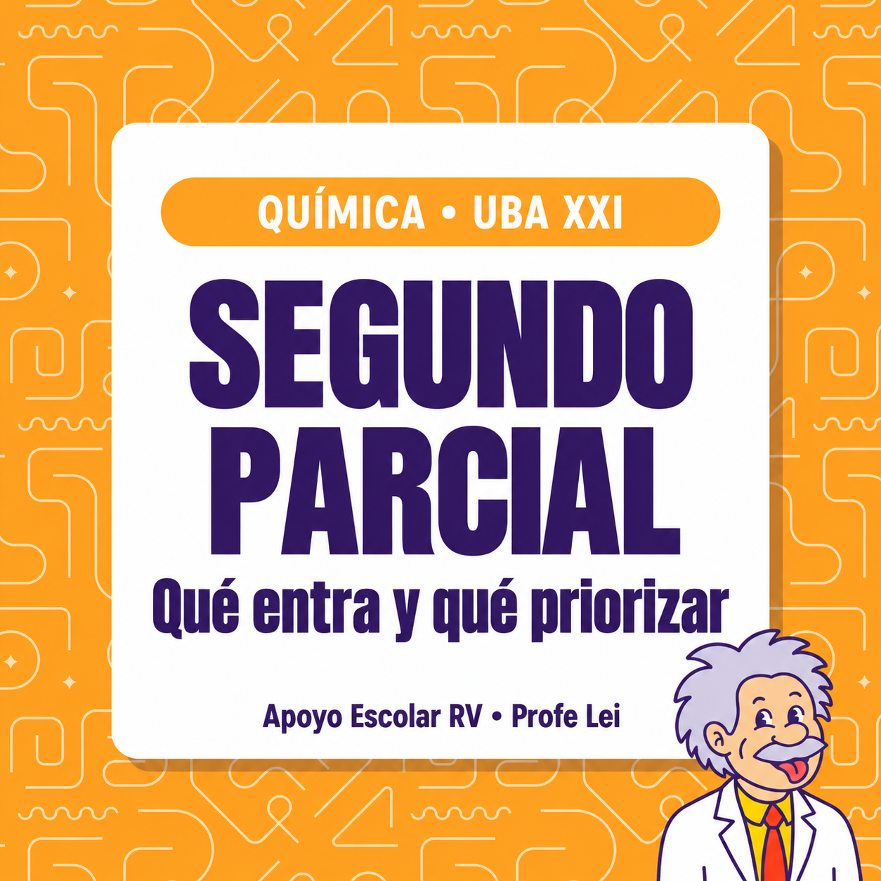 Segundo parcial de Química UBA XXI: qué entra y qué priorizar